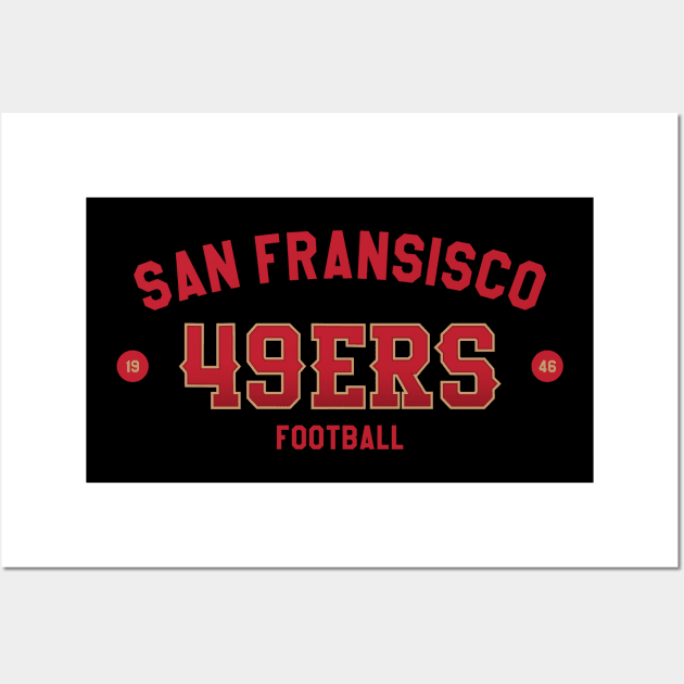 San fransisco Football Wall Art by graphictone